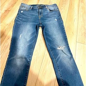 Distressed Old Navy jeans
